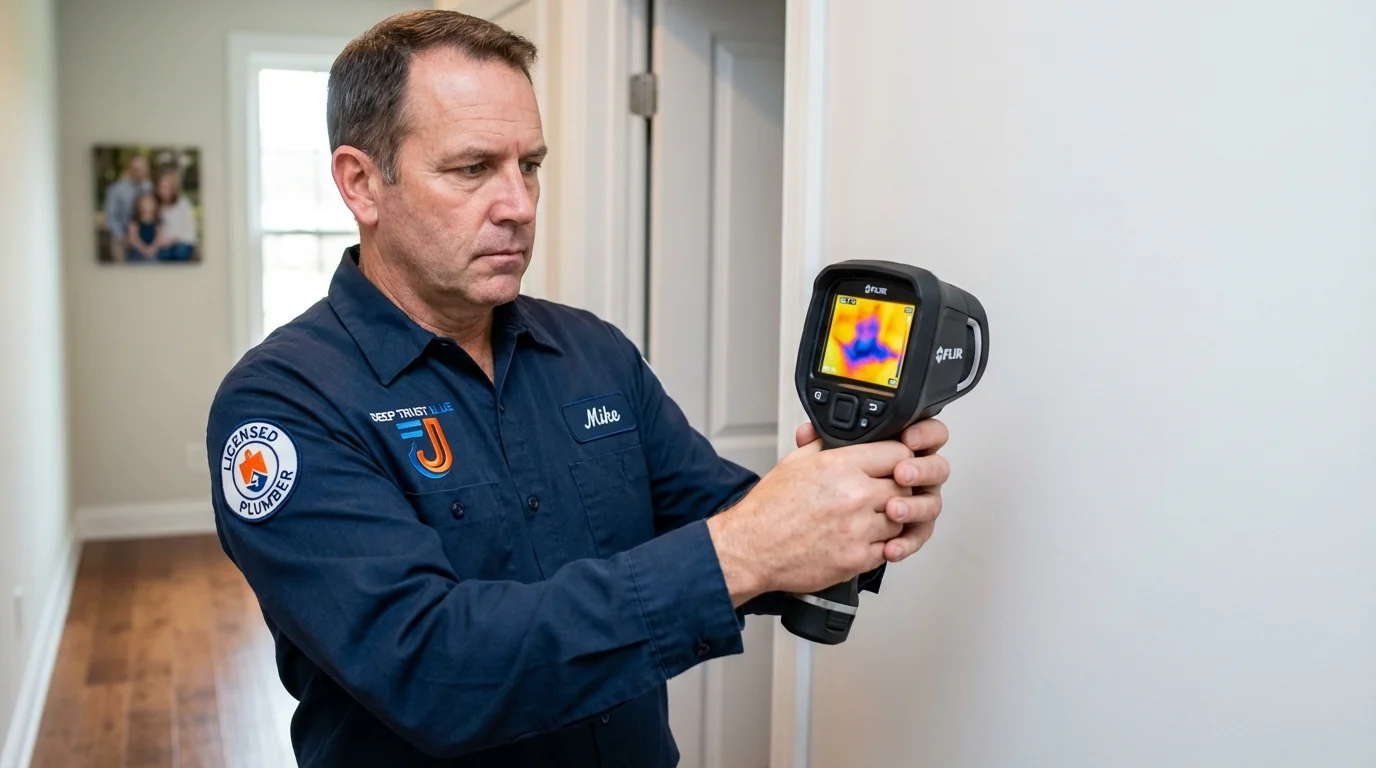 Thermal imaging leak detection by Johns Plumbing LLC in Watsontown